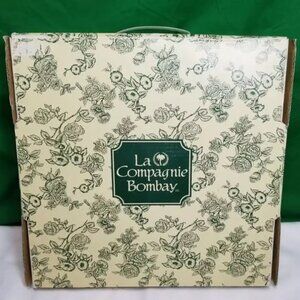 The Bombay Company Wooden Solitaire Board ONLY w/instructions Vintage 1994